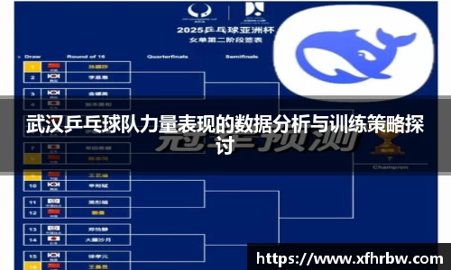 武汉乒乓球队力量表现的数据分析与训练策略探讨